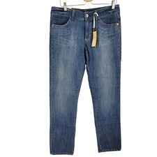 NWT LEE blue stretch denim Lower on waist slim fit straight leg - 14