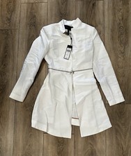 New BCBG Max Azria Arelia White Blazer jacket women xs