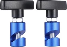 2Pcs Blue 2-in-1 Hood Strut Clamp 14mm Spark Plug Gap Tool  Lift Support Clamp
