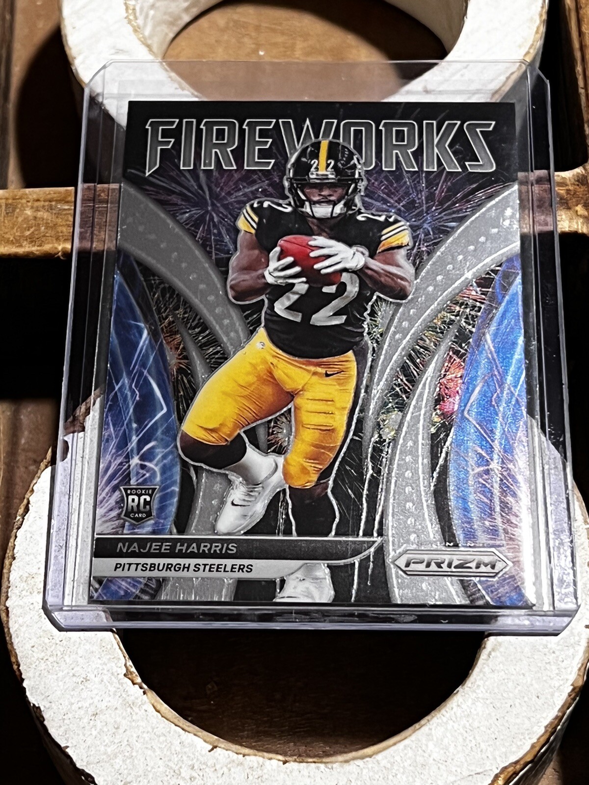 Najee Harris Panini Prizm Fireworks #F6 Base
