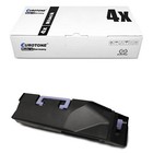 4x Eurotone Eco Toner BLACK ersetzt Kyocera TK-880K TK880K TK 880 TK880 TK-880