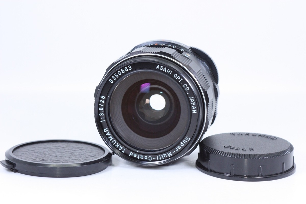 フィルムカメラ PENTAX Super Multi Coated 28mm F3.5 PENTAX Super Multi Coated TAKUMAR 28mm f/3.5 Lens [Exc+5] FREE