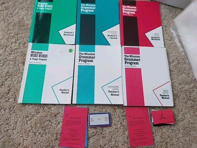 The WINSTON GRAMMAR PROGRAM Basic Advanced WORD WORKS SETS Erwin Some Writing