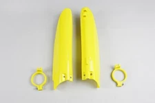 UFO Yellow Fork Tube Protectors / Guards Suzuki RM125 99-03, RM250 99-03