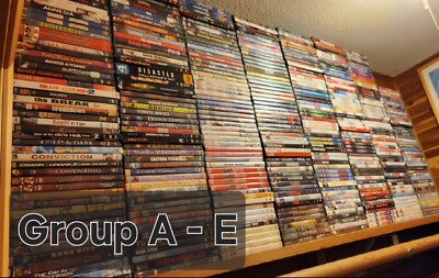 DVD Blowout Sale! A-E, $2-$12, DVD LOT, PICK & CHOOSE, Combined shipping!