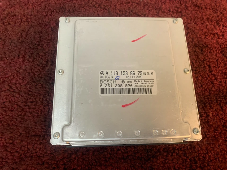 MERCEDES BENZ OEM CLS500 SL  ECM COMPUTER VALVETRONIC VALVE CONTROL UNIT MODULE  - Image 3 of 4