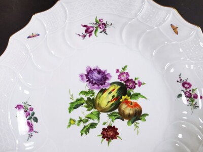 A Meissen porcelain Neubrandenstein part dinner-service
