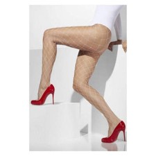 Diamond Net Tights Adult White Costume Accessory