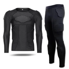 Men Women Motorcycle Armor Underwear Anti-collision Base Layer Pants Atv
