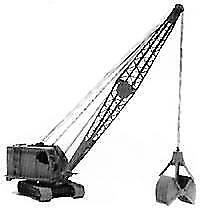 GHQ 53011 N Scale Construction Equipment - Kit -- Bucyrus Erie 30-B Crane - Picture 1 of 1