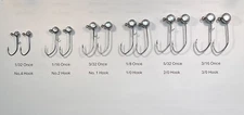 Freestyle Jigs (Unpainted)  Pack of 25