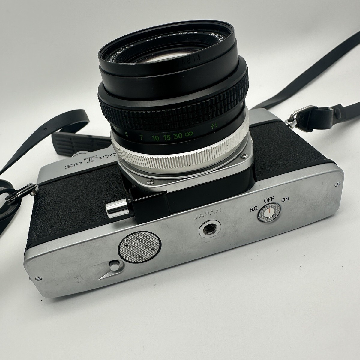 Minolta SRT 101 SLR 35mm Camera with 55MM F1;7 MC PF Rokkor Lens