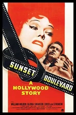 Sunset Boulevard Vintage Movie Poster Canvas Print Fridge Magnet 6x8 Large