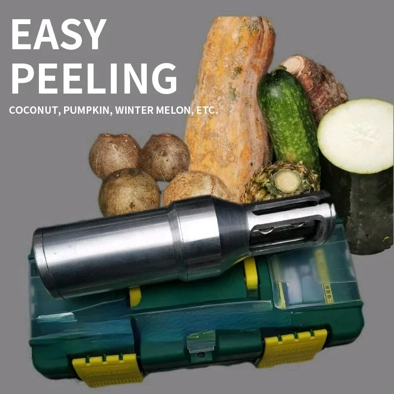 Coconut Husk Peeling Machine Portable Coconut Skin Scraper Carrot Peeler 1PC