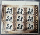 Republic of N.Macedonia/Errors/M/S/2014 Imperforated mini sheet Charlie Chaplin