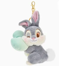 Authentic 2025 New Shanghai Disney Thumper With Heart Plush Keychain