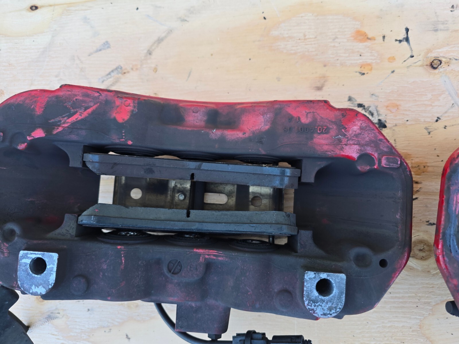 FRONT BREMBO BRAKE CALIPER SET OEM 74K 14-21 MASERATI GHIBLI S QUATTROPORTE