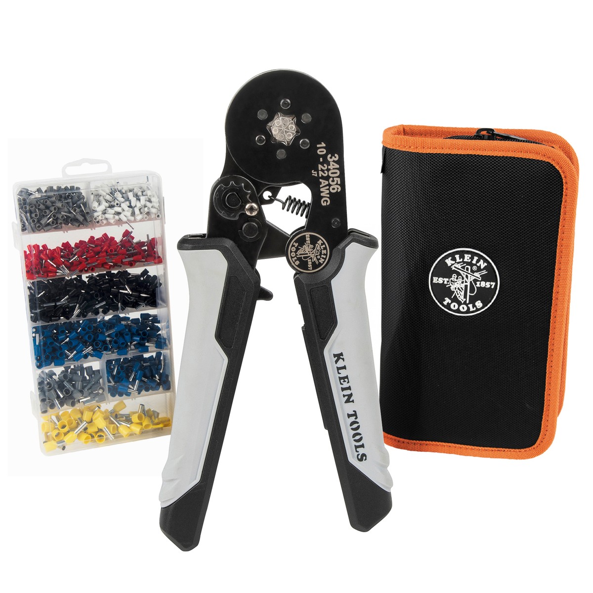 Klein Tools 34061 Ratcheting Ferrule Hex Crimper Set | eBay