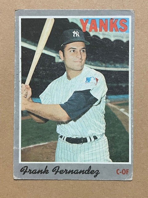 Frank Fernandez ~ 1970 Topps Vintage Baseball #82 New York
