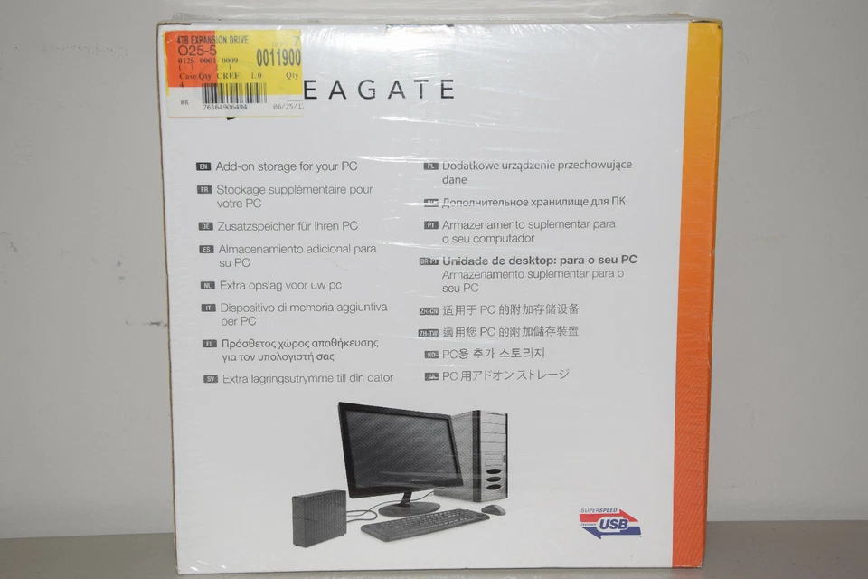 Seagate Expansion Desktop 4TB External Hard Disk Drive HDD USB 3.0 STEB4000100 N - Image 4 of 4