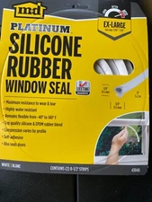 Wow MD Platinum  Silicone Rubber Window Seal /WHITE/ 43846 / Ex-Large / NEW