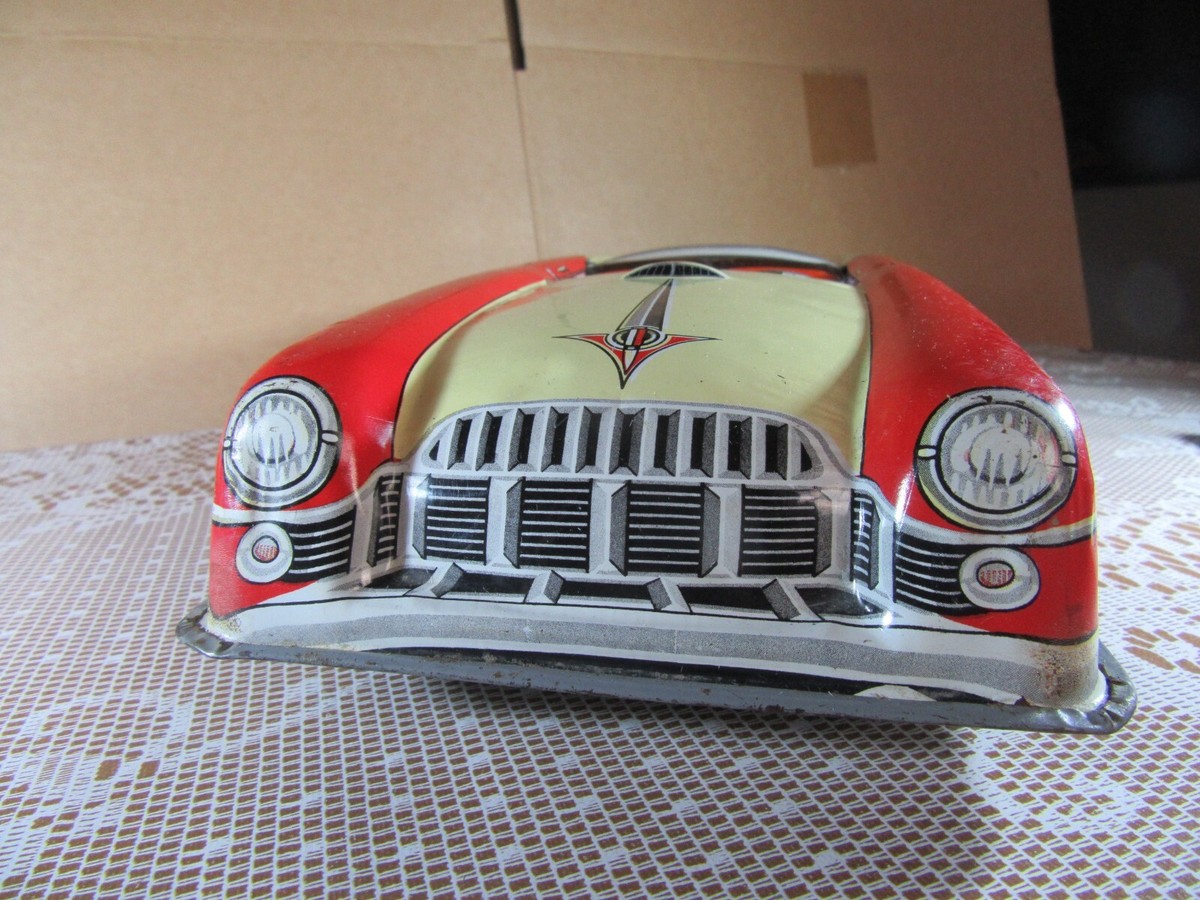 A151 Vintage 1956 Joustra 2027 France Super Cabriolet USA Friction Tôle