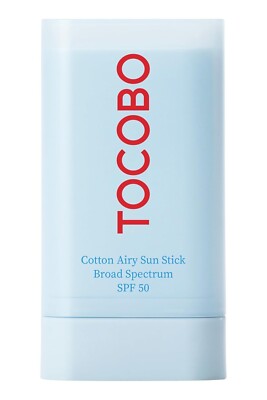 Cotton Airy Sun Stick SPF 50 Broad Spectrum Korean Matte Sunscreen Stick for ...