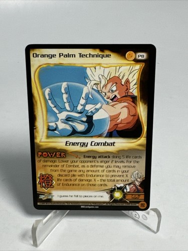 Dragon Ball Z Orange Palm Technique P8 Fusion Saga Dbz Tcg Promo Rare NM Card - Picture 2 of 8
