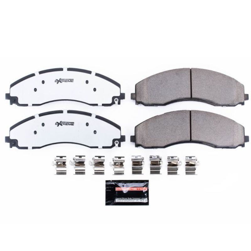 Power Stop Fits 17-19 Ford F-450 Super Duty Rear Z36 Truck & Tow Brake Pads w/Ha