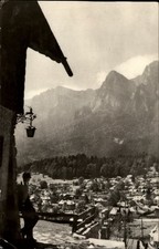 RPPC View Busteni Romania vintage postcard p948