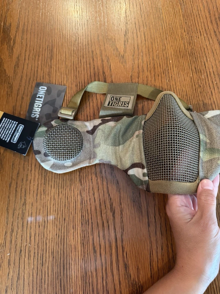 OneTigris Foldable Half Face Mesh Mask with Ear Protection  - Image 2 of 4