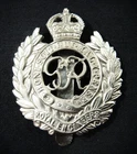 WW2 Royal Engineers 32nd Assault Engineer Regiment Officers Chrome Cap Badge