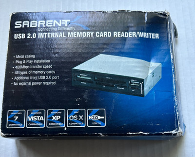Sabrent USB 2.0 Internal Memory Card Reader/Writer Model CRW-UINB