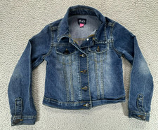 The Children's Place Denim Jean Jacket Girls M 7/8 Blue Classic Americana Rugged