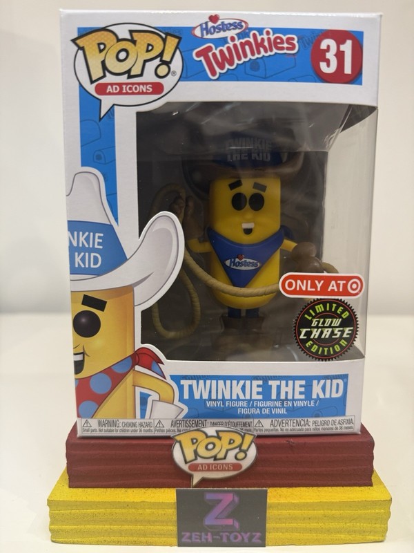 Funko Pop! Ad Icons Hostess Twinkies Twinkie The Kid #31 Glow Chase Exclusive
