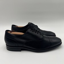 Cole Haan Men's Hawthorne Cap-Toe Oxfords in black leather Size 9M