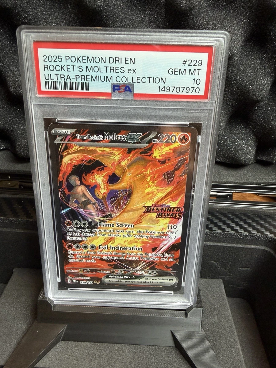 Preços baixos em Cartões TCG Rocket's Moltres ex Pokémon | eBay