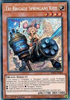 Tri-Brigade Springans Kitt (V.1 - Secret Rare) - Burst Protocol (Secret Rare) [B