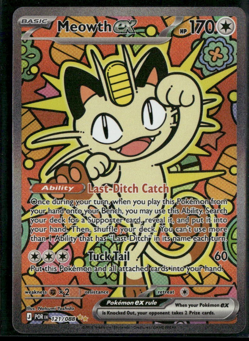 2026 Pokemon Meowth Perfect Order Special Illustration Rare 121/088