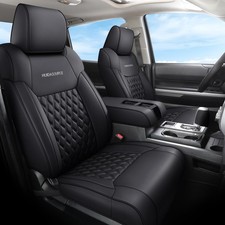 Huidasource Front Seat Covers for Dodge Ram 1500, 2Pcs Waterproof Leather Sea...
