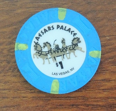Caesars Palace Las Vegas Nevada  $1 Poker Casino Gaming Chip see pics