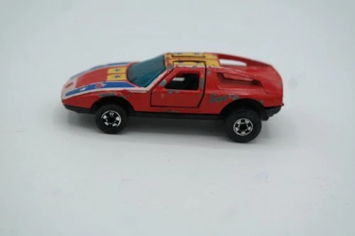 Vintage 1970 HOT WHEELS Mercedes C-111 Red USED Blackwall Gullwing Benz