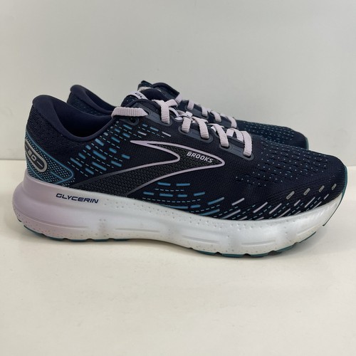 Brooks Glycerin 20 Damen 8,5 D dunkelblau sportliche Laufschuhe Turnschuhe