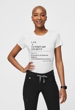 NWT Figs Womens Veterinary Student Supersoft Shortsleeve Underscrub - Size Large