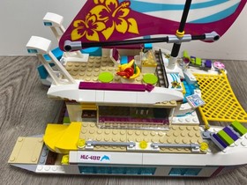 LEGO Friends Sunshine Catamaran 41317 Retired 100% Complete With Manual