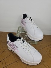 Roller Skate Shoes Unisex Double-Row Deform Wheel Automatic Walking Size 40 NWOB