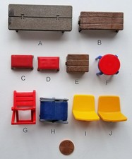 PLAYMOBIL Furniture: Benches/Pick Choose 1.49- 1.95/Combined Shipping Availab