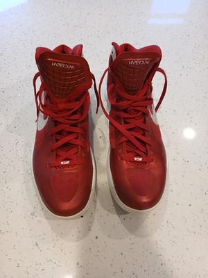 Nike men's hyperdunk 454143-600 Midhtop red shoes size 12