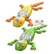 1pc Wall Climbing Gecko,RC Wall Crawler Gecko,RC Chameleon Toy with LED Eyes