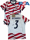 Chris Richards Signed 2026 USMNT FIFA World Cup #3 Soccer Jersey PSA AUTO USA
